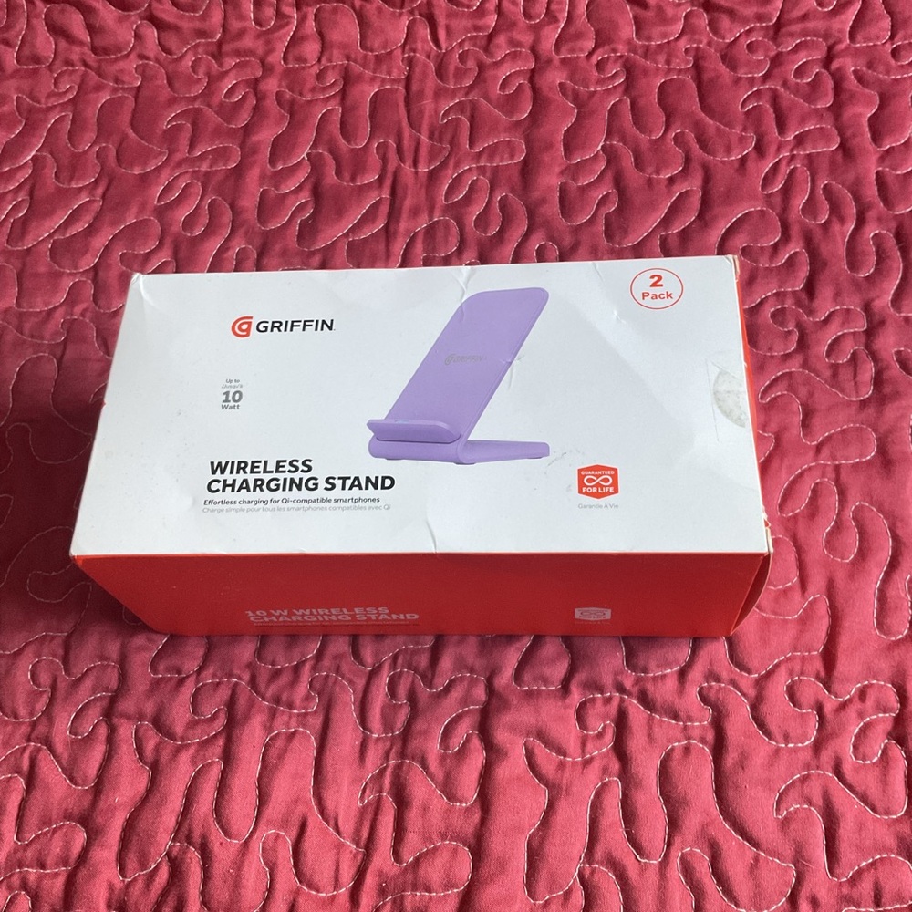 Griffin Purple Wireless Charging Stand